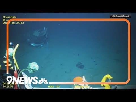 US Coast Guard releases video of moment when Titan submersible imploded