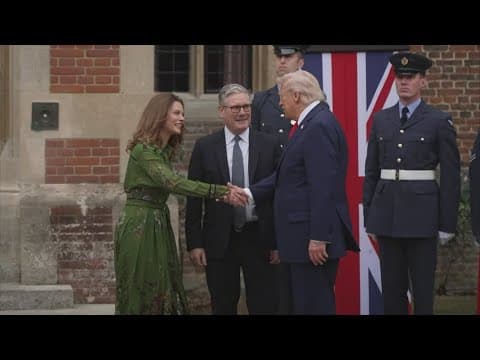 President Trump wrapping up U.K. state visit