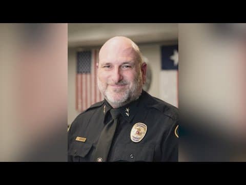 Procession held for North Texas police chief who died after health complications