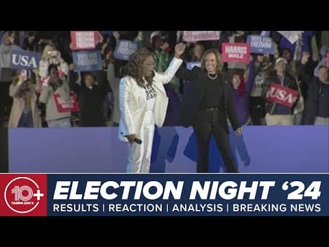 Kamala Harris hosts watch party at alma mater on Election Day 2024