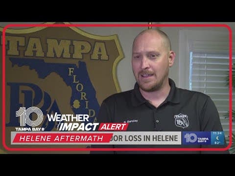 11 TPD officers suffer major losses in Hurricane Helene