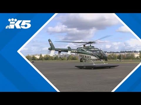 King County Sherriff's Office unveils new Guardian One helicopter