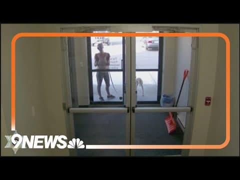 Video captures woman trying to break into building in Centennial