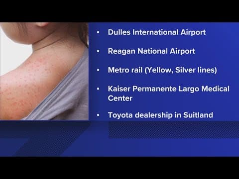 Doctors urge vaccination after 2 new measles cases confirmed in Prince George's County
