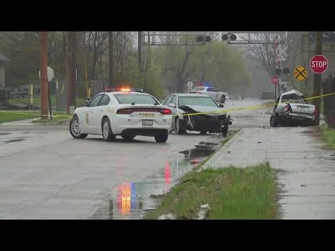 Police investigating car crash on Indianapolis' northeast side