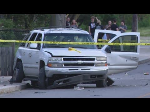 6 injured, including juveniles, after police chase and crash on Indy's east side