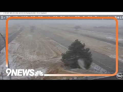 WATCH LIVE: Snow squall in eastern Colorado