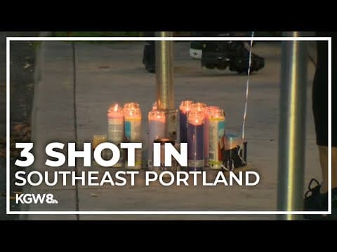Candlelight vigil held after Portland shooting leaves 1 dead, 2 wounded