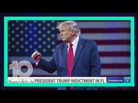 Floridians react to the news of former President Trump's indictment
