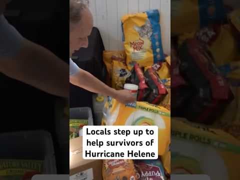 Locals are doing what they can to help storm victims from Florida to North Carolina.