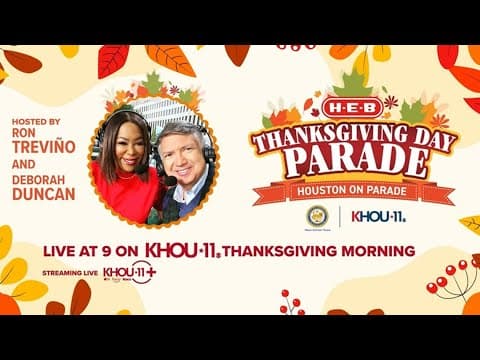 LIVE: H-E-B Thanksgiving Day Parade in Houston hosted by KHOU 11