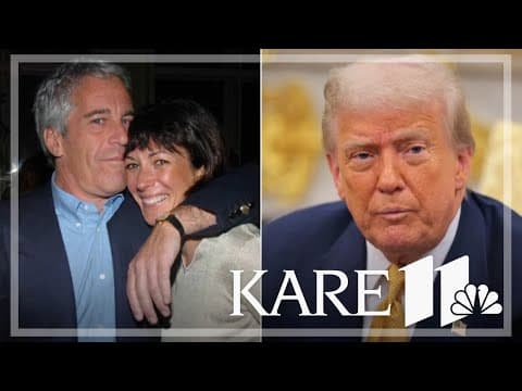 Trump leaves for UK golf course tour; calls to release Epstein files grow louder