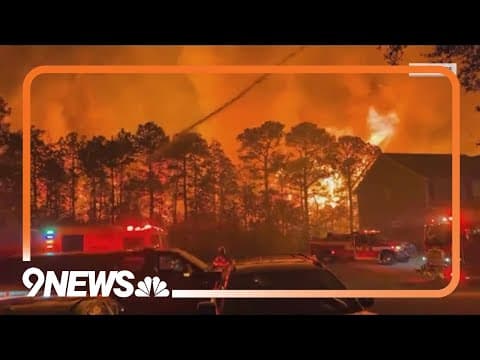 5 wildfires burning in South Carolina