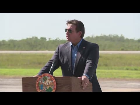 'This ain't our first rodeo': Gov. Ron DeSantis talks about what Alligator Alcatraz would do during