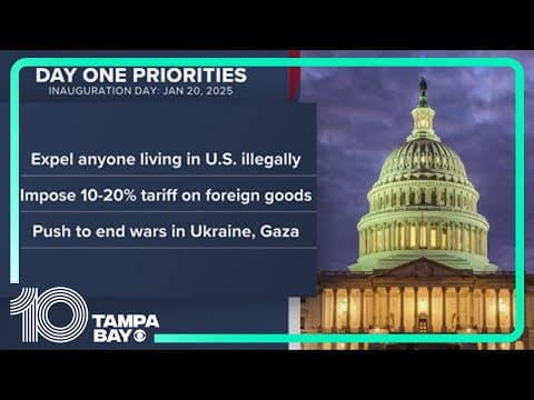 Trump outlines day one priorities