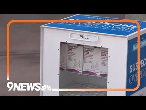 Denver installs 3 new Naloxone vending machines