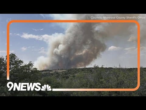 Wildfires cause smoky skies in southwestern Colorado