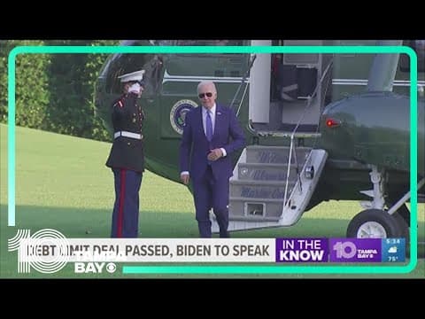 Deal approved, Biden will address budget, debt agreement from Oval Office Friday evening