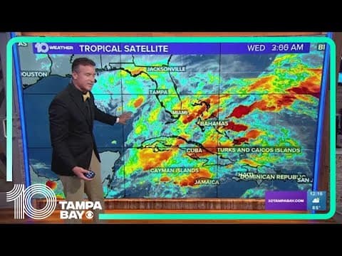 Tracking the Tropics: System expected to bring beneficial rain to ease drought in Tampa Bay area