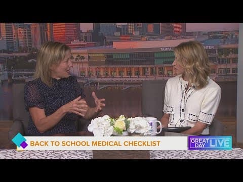 Back to school medical checklist