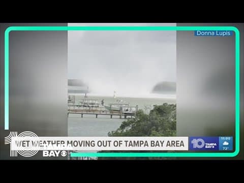 Waterspout forms in Tierra Verde on Thursday, May 25, 2023