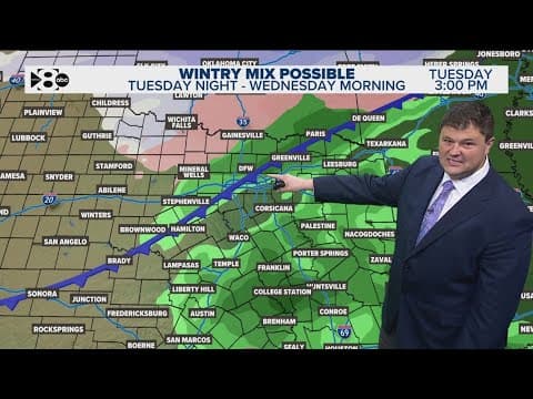 DFW Weather | Coldest air of the winter expected next week in 14 day forecast