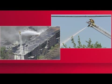 Fire rips through apartment complex in Pasadena