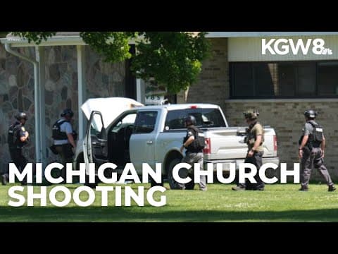 Man opens fire outside Michigan church on Sunday