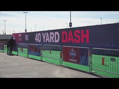 NFL Scouting Combine continues at Lucas Oil Stadium with fan experience for guests