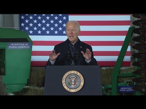President Biden visits Superior, Wisconsin