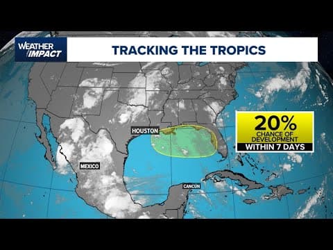Tropical update: Spot in northern Gulf has 20% chance of development