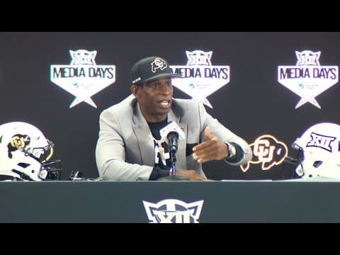 Deion Sanders brought 2 QBs to Big 12 Media Days