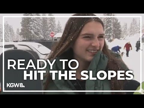 Cascades, Coast Range see snow