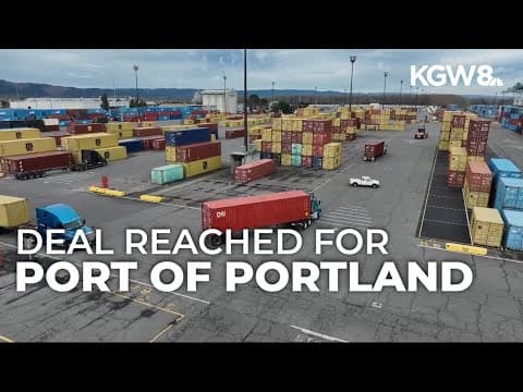 Port of Portland's Terminal 6 will continue as state's only international shipping port