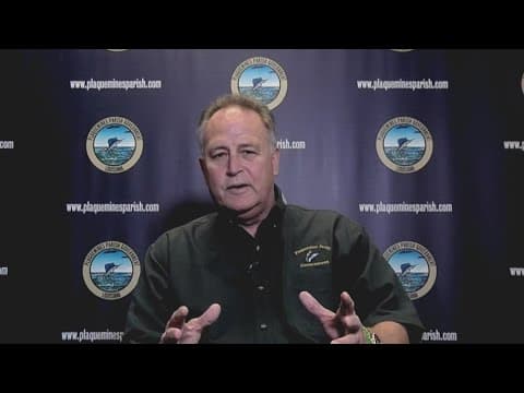 Plaquemines Parish President on parish saltwater intrusion preparations