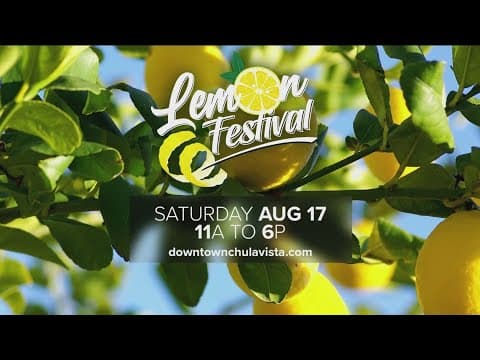 27th Chula Vista Lemon Festival takes over Downtown this Saturday
