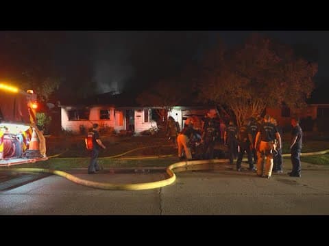 Man arrested for setting fire at grandmother's home that injured two firefighters, HFD says