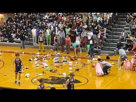 North Central H.S. Teddy Bear Toss