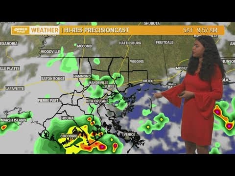 Some downpours are possible through today