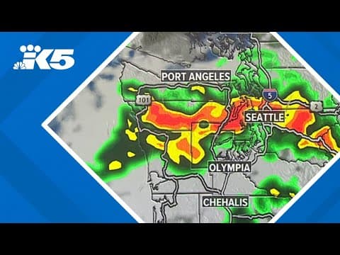 Forecast shows thunderstorms, rain on Saturday | KING 5 First Alert Weather