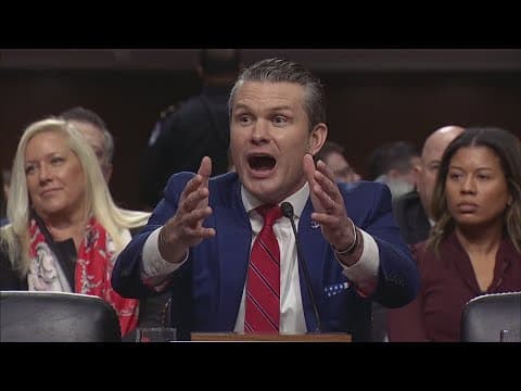 Former Fox News host Pete Hegseth pushes back at allegations in confirmation hearing