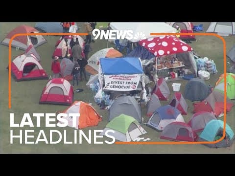 Latest Headlines | Students at the Auraria campus protest Israel-Hamas war