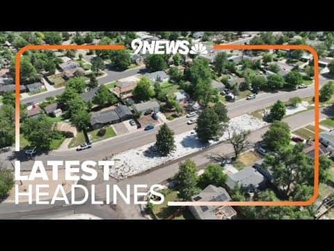 Latest Headlines | Hail still lingering on the ground in Aurora after storm