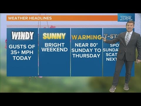 Live Doppler 13 forecast | Noon update for Friday, April 12, 2024