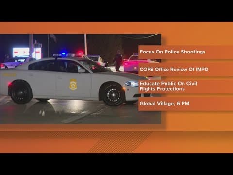 Community town hall tonight will address DOJ's review into IMPD's 'use of force' policy