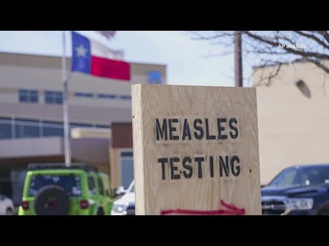 Measles has been detected in West Texas counties