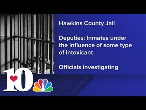 4 Hawkins County inmates taken to hospital after deputies notified of 'possible overdose'