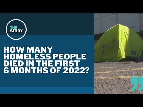New data shows 207 homeless people died in Oregon in the first half of 2022