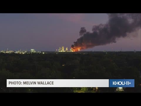 Coverage of fire that broke out at Dow chemical plant in Freeport