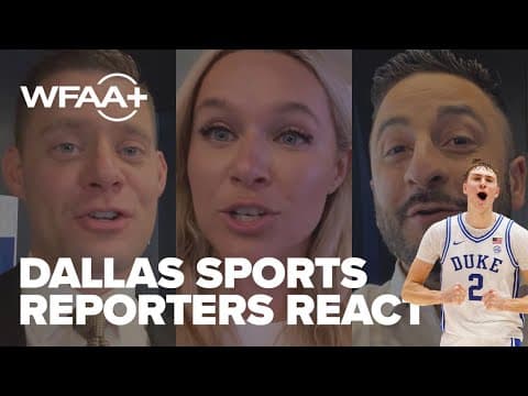 Cooper Flagg to the Mavs! Dallas sports reporters react to No. 1 overall selection in 2025 NBA Draft